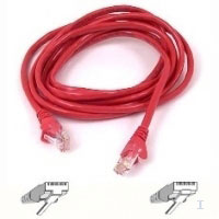 Belkin RJ45 CAT-5e Snagless Double shielded STP Patch Cable 25m red (A3L791B25MRD-DS)
